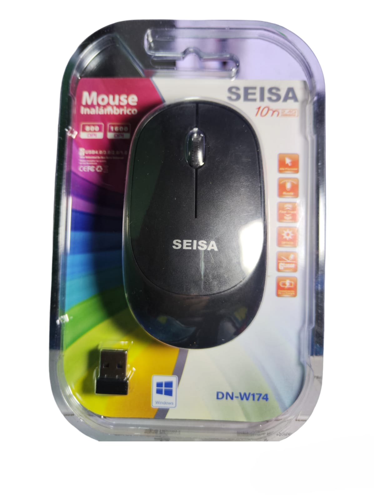 MOUSE INALÁMBRICO USB 2.4GHZ - 4