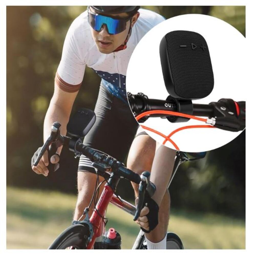 PARLANTE BLUETOOTH PORTATIL PARA BICICLETA Y MOTO - 5