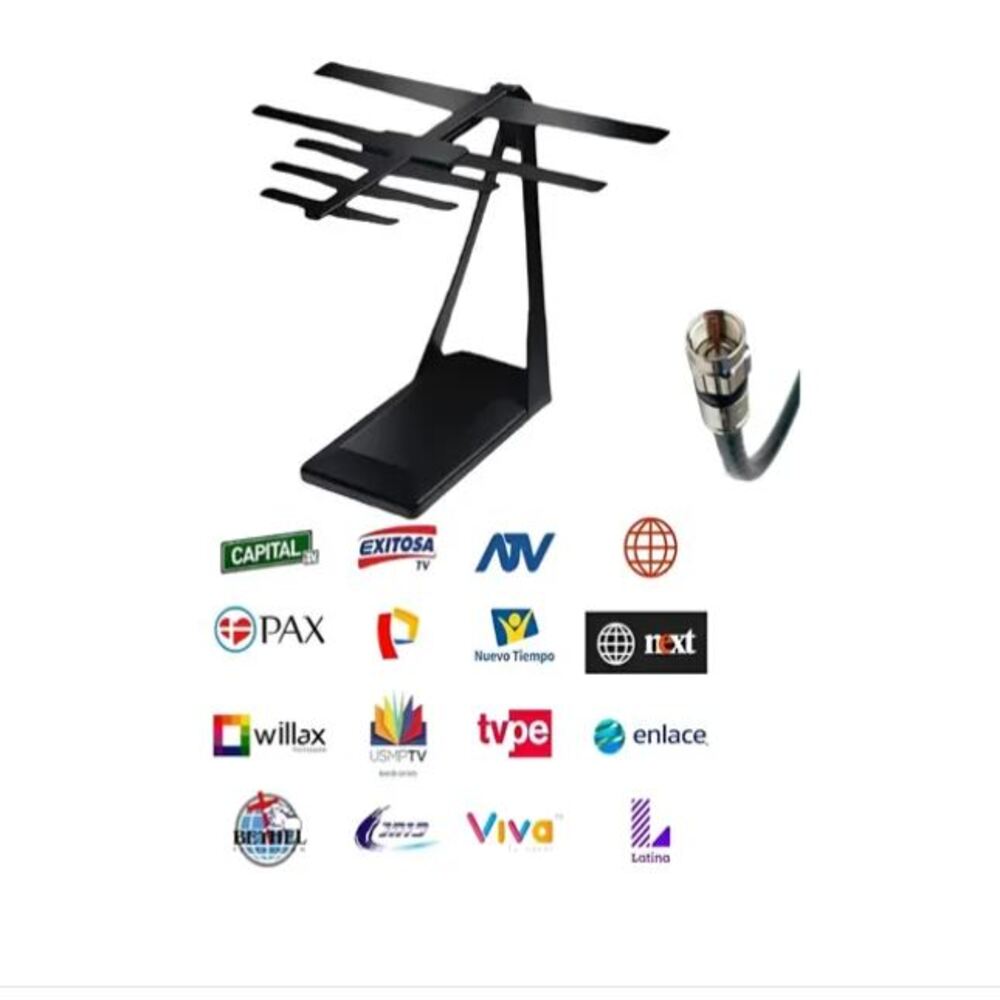 ANTENA FULL HD INTERIORES Y EXTERIORES TV DIGITAL - 4