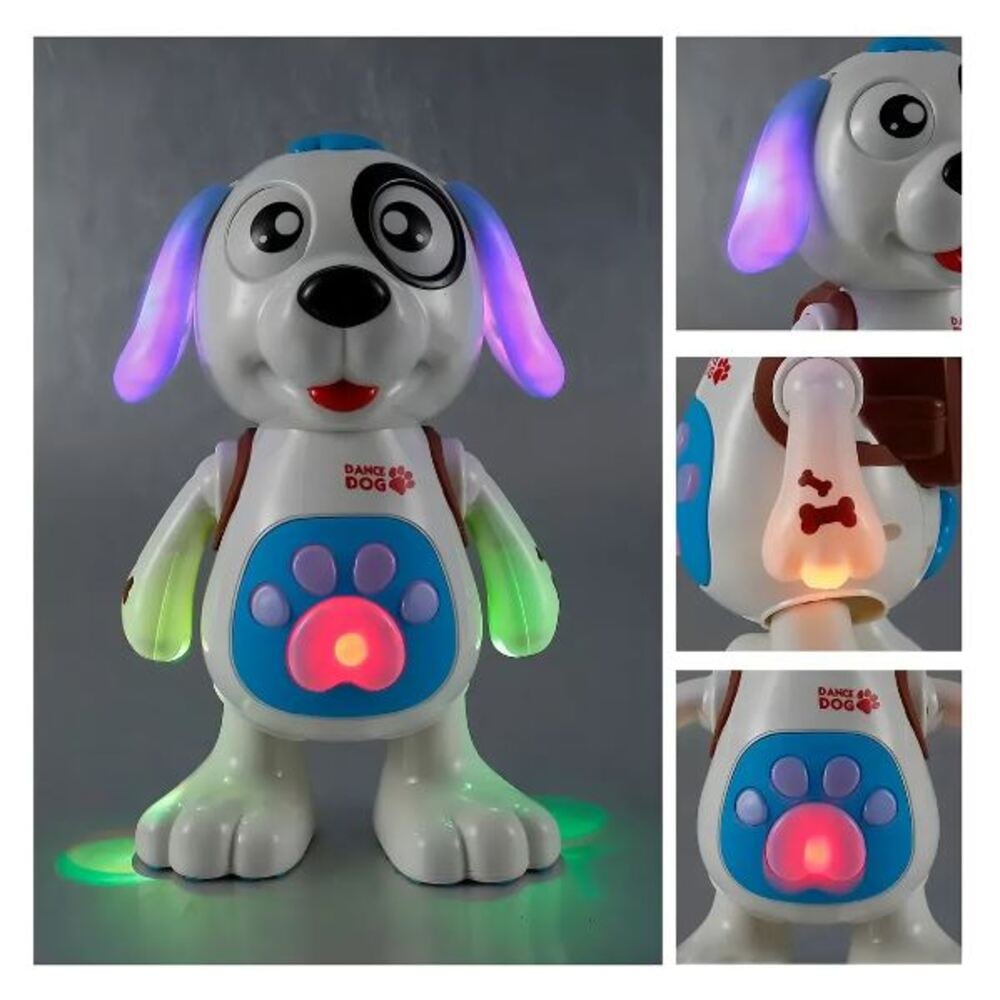 ROBOT PERRITO ARTICULADO BAILARIN CON LUZ - 3