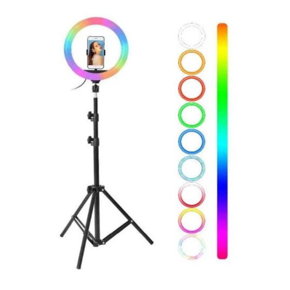 ARO LUZ 30 CM CON TRIPODE - 2