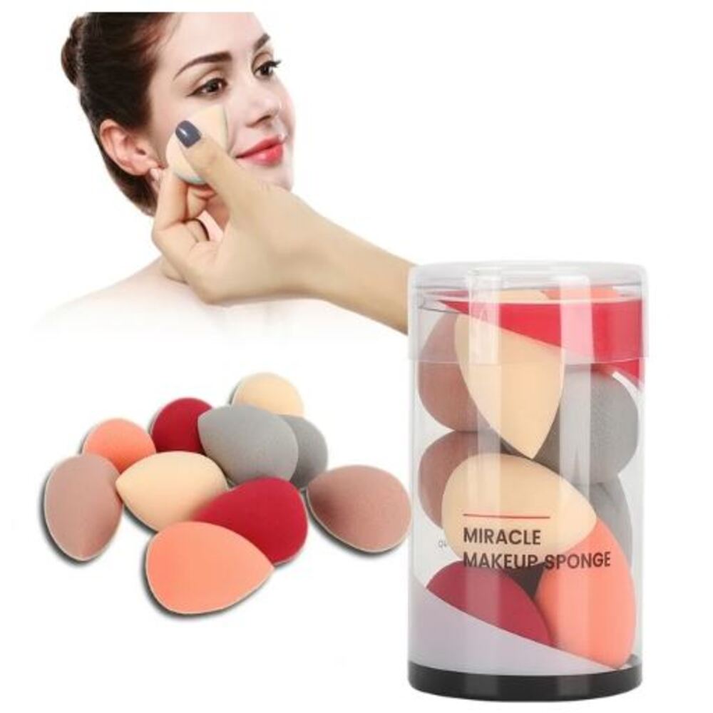 10 UDS DE ESPONJAS DE MAQUILLAJE DE BELLEZA - 1
