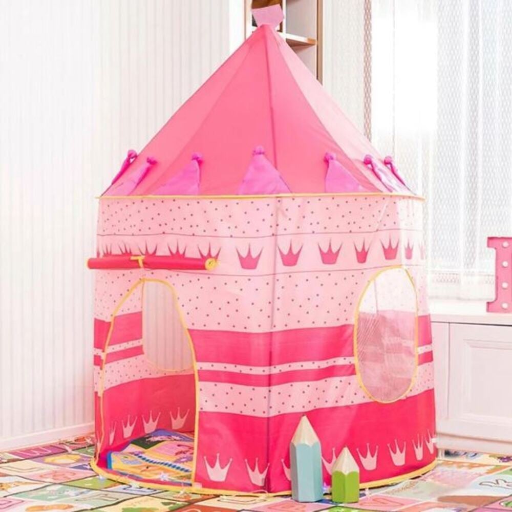 CARPA CASTILLO CASITA PORTATIL PARA NIÑAS - 4