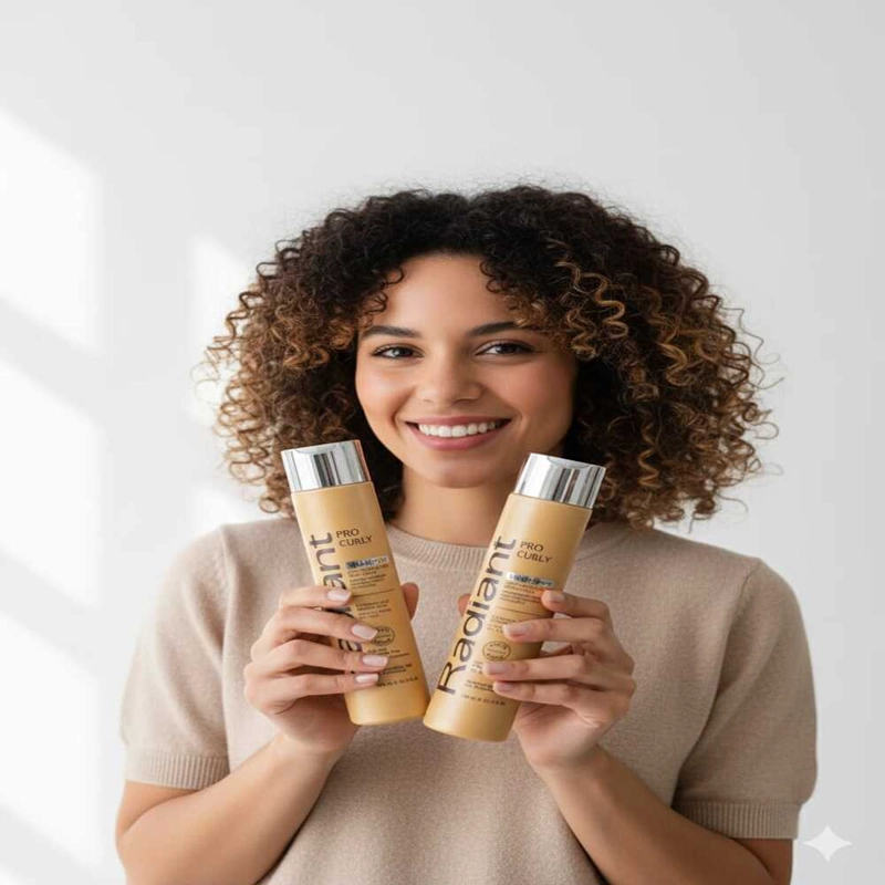 RADIANT PRO CURLY SHAMPOO + ACONDICIONADOR 300ML - 2