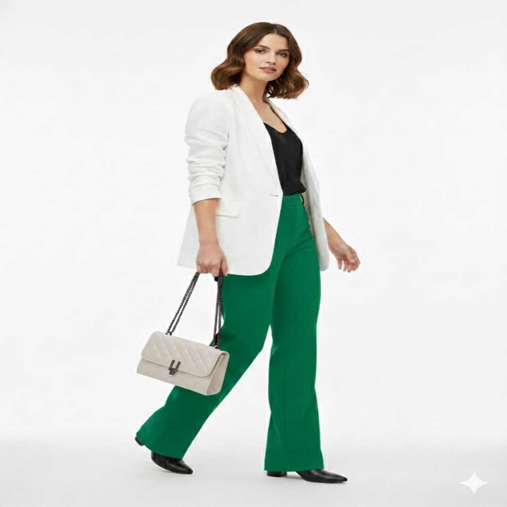 BOLSO CUADRADO CON CADENA NEGRA PARA MUJER - 4