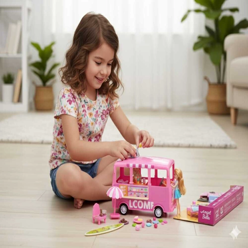 CAMION DE MUÑECA DE DULCES Y HELADOS - 2