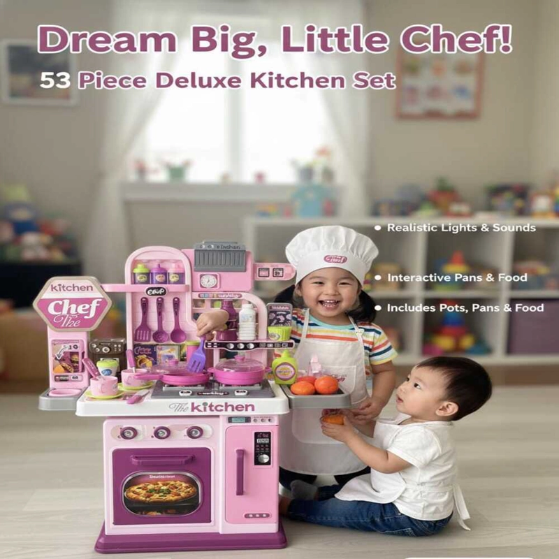 JUEGO DE COCINA INFANTIL 53 PCS - 3