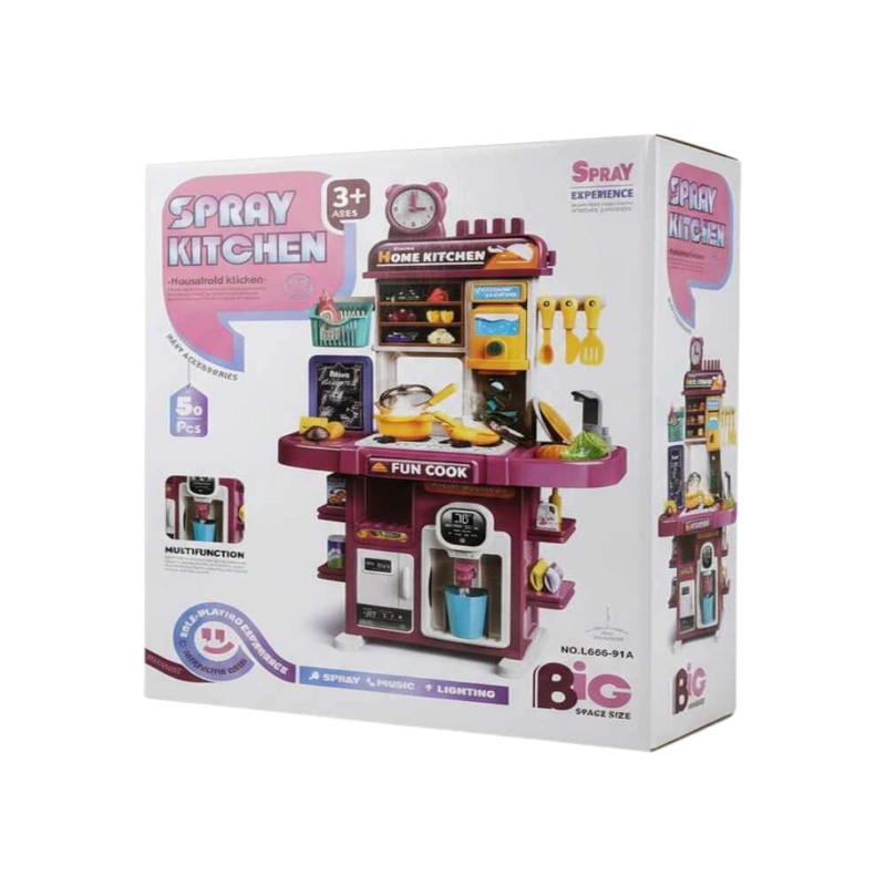 JUEGO DE COCINA PARA NIÑAS CON SONIDO Y LUZ - 1