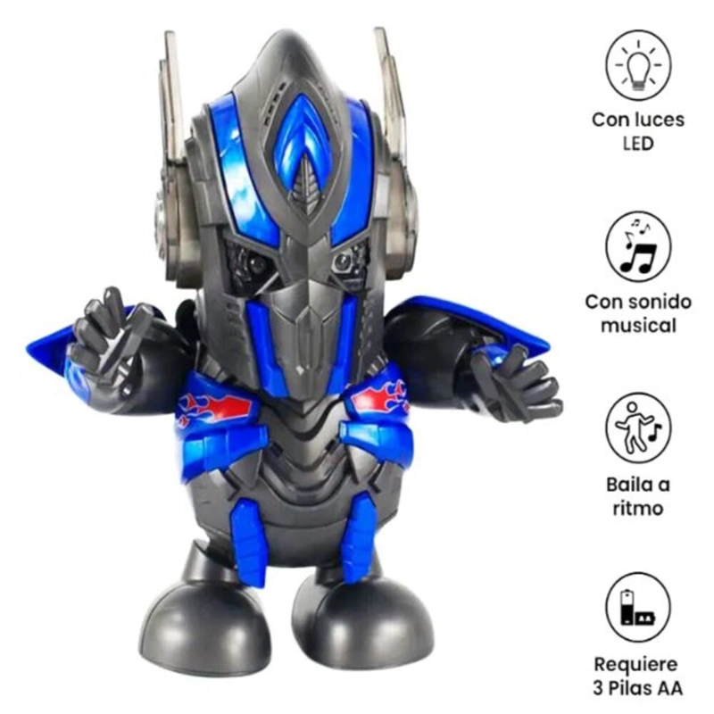 ROBOT BAILARIN MUSICAL CON LUCES - 2