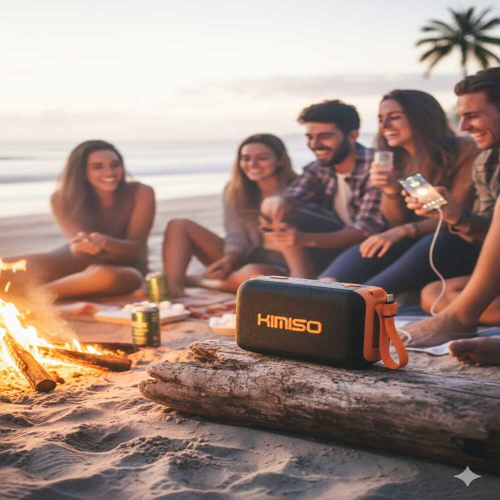 PARLANTE INALÁMBRICO RECARGABLE CON POWER BANK - 2