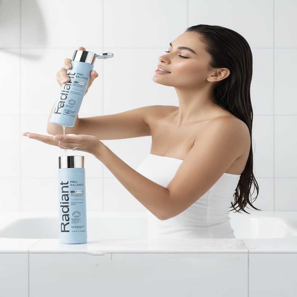 SHAMPOO RADIANT PRO BALANCE + ACONDICIONADOR 300ML - 3