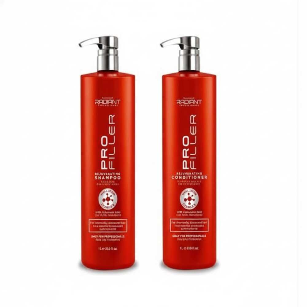 SHAMPOO RADIANT  PRO FILLER SHAMPOO + ACONDICIONADOR 1LITRO - 1