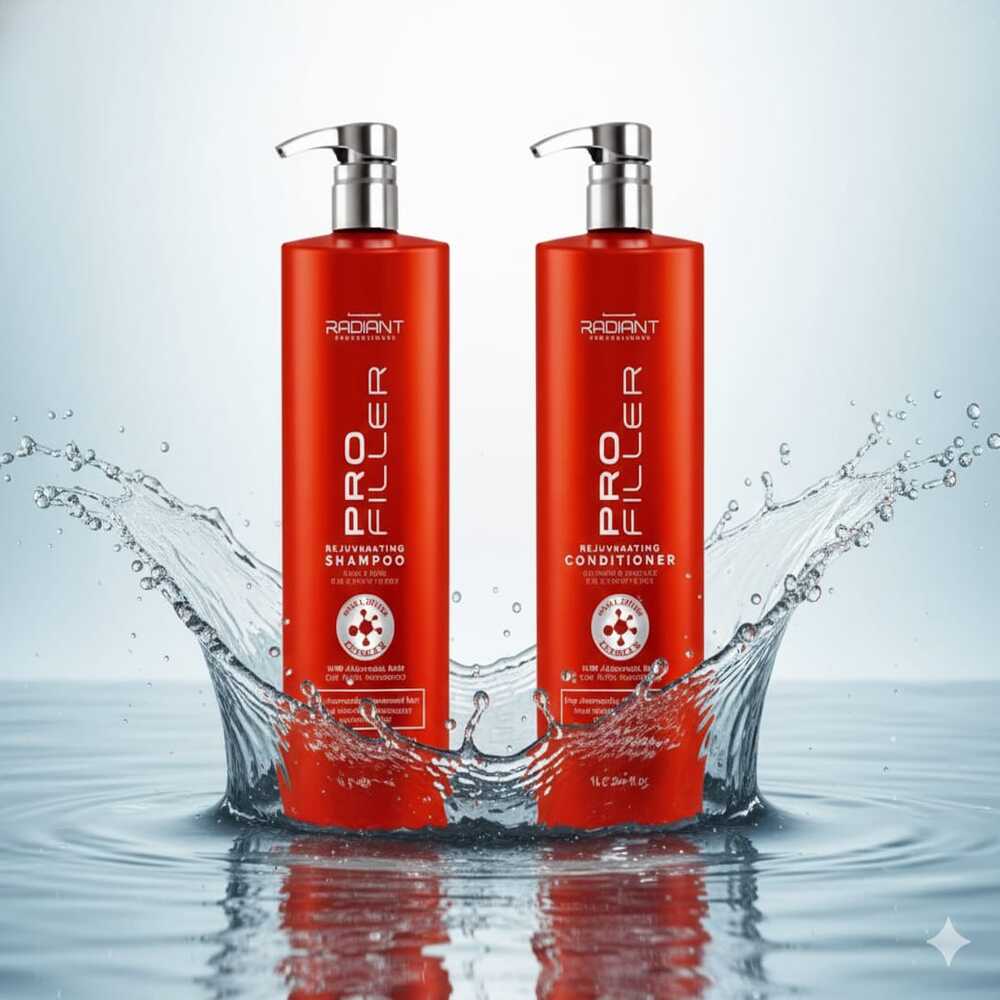 SHAMPOO RADIANT  PRO FILLER SHAMPOO + ACONDICIONADOR 1LITRO - 2