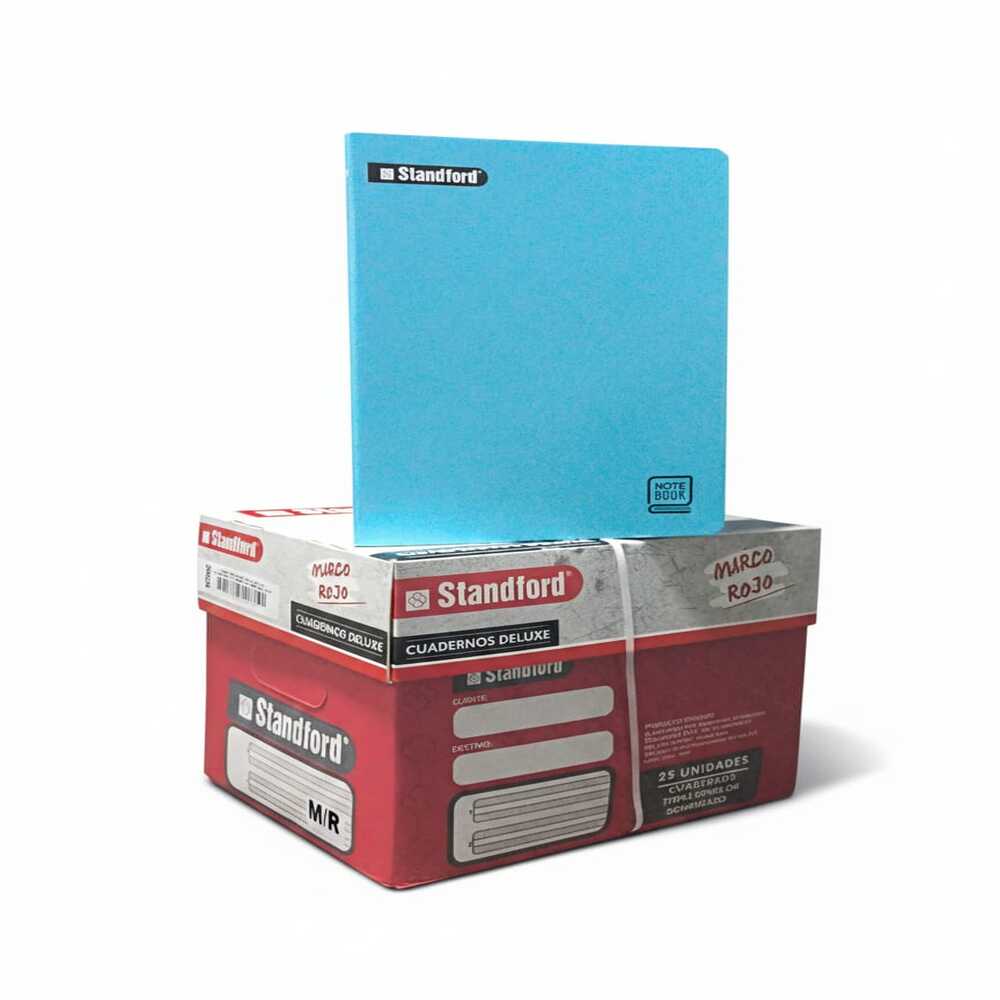 CAJA DE CUADERNOS TRIPLE RENGLON STANDFORD NOTEBOOK – 25 UNIDADES - 1