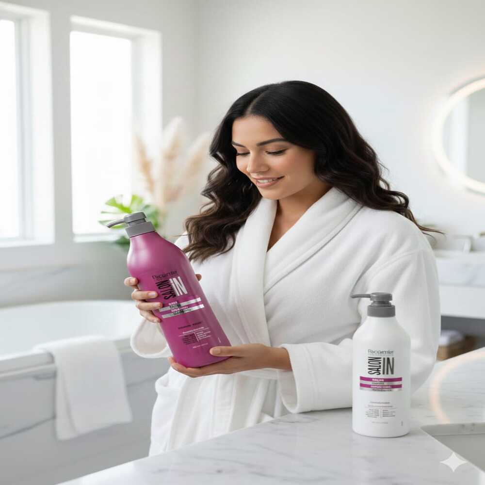 SALON IN LISS CONTROL SHAMPOO 1LT + ACONDICIONADOR - 2