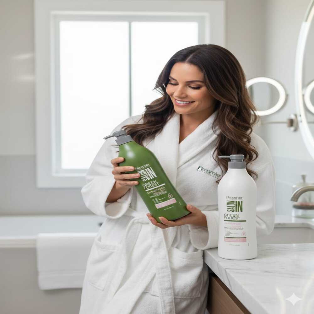 SALON IN GREEN FOREST SHAMPOO 1 LT + ACONDICIONADOR - 2