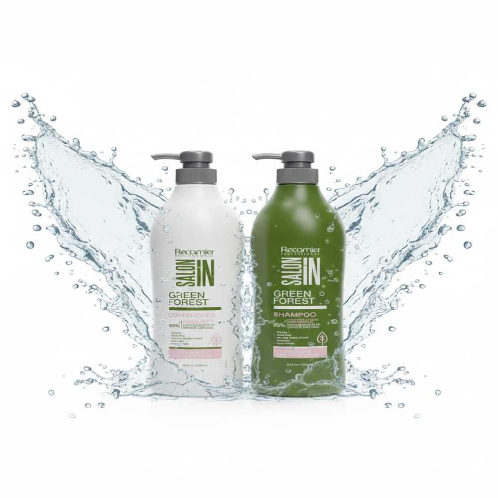 SALON IN GREEN FOREST SHAMPOO 1 LT + ACONDICIONADOR - 4