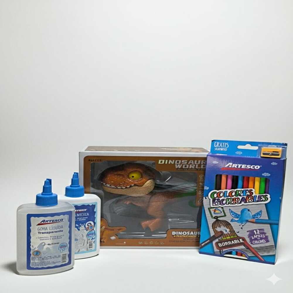 SET ESCOLAR DINO CREATIVO - 1