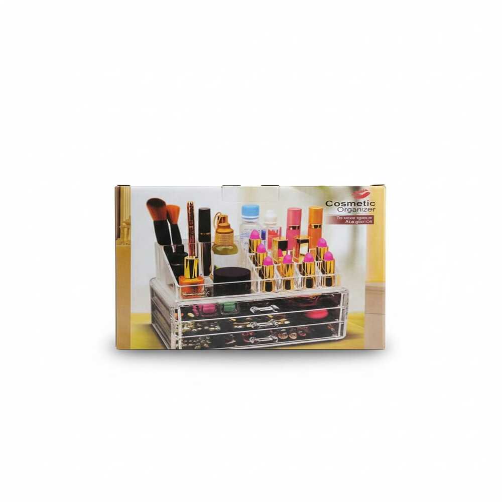 ORGANIZADOR ACRILICO PARA MAQUILLAJE CON CAJONES - 2