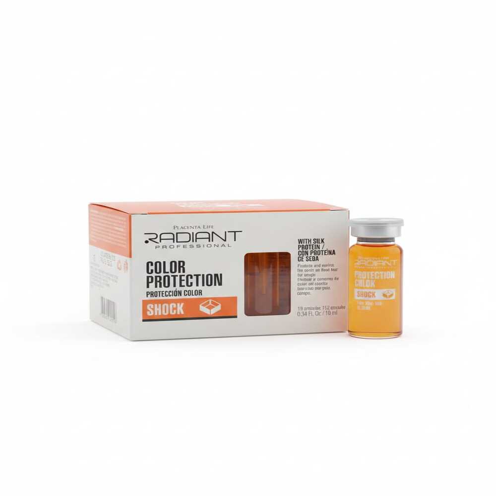 RADIANT PROTECTION SHOCK – AMPOLLA REPARADORA PARA CABELLO TEÑIDO - 1