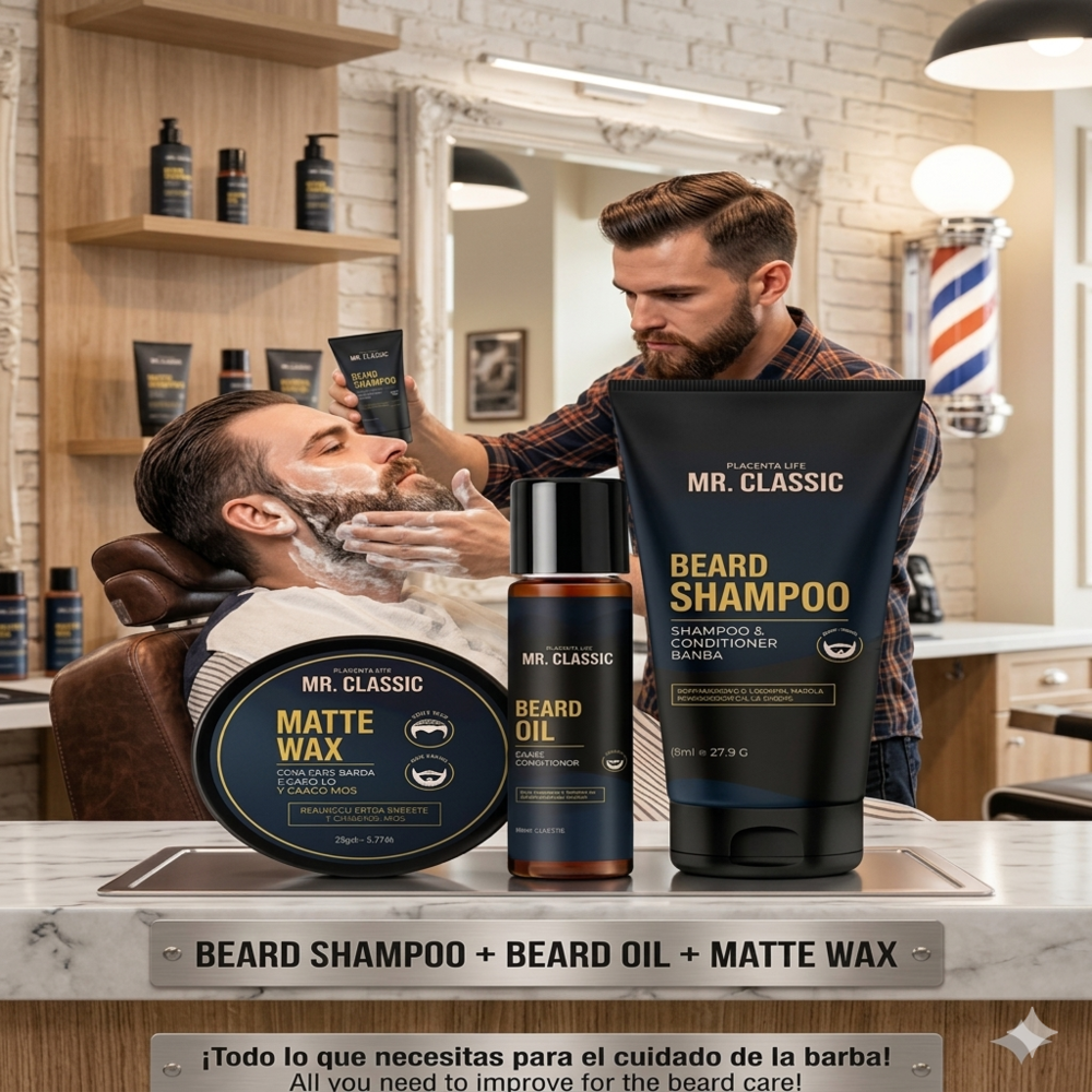 KIT COMPLETO PARA BARBA MR. CLASSIC - 2