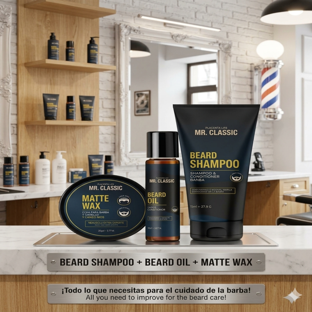 KIT COMPLETO PARA BARBA MR. CLASSIC - 3