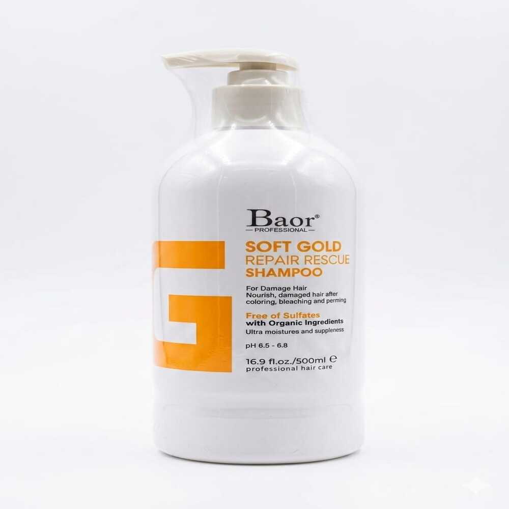 KIT REPARACIÓN INTENSIVA SOFT GOLD – SHAMPOO500ML + ACONDICIONADOR300ML + MASCARILLA300ML - 3