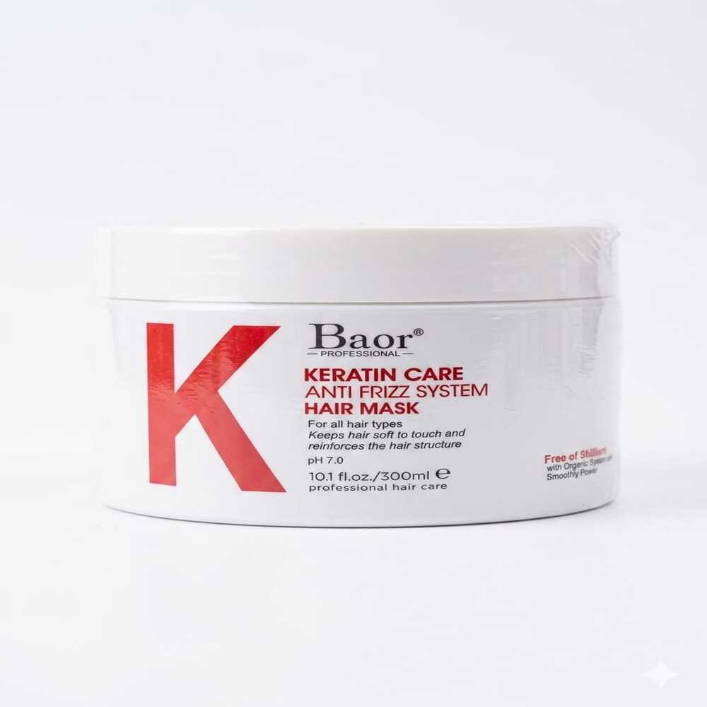 KIT KERATIN CARE ANTI FRIZZ SHAMPOO 500ML + ACONDICIONADOR300ML + MASCARILLA300ML - 4
