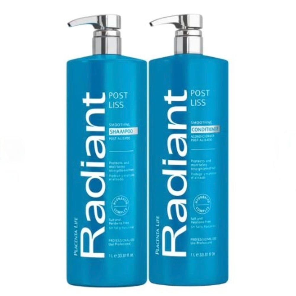 SHAMPOO RADIANT POST LISS + ACONDICIONADOR 1LT - 1
