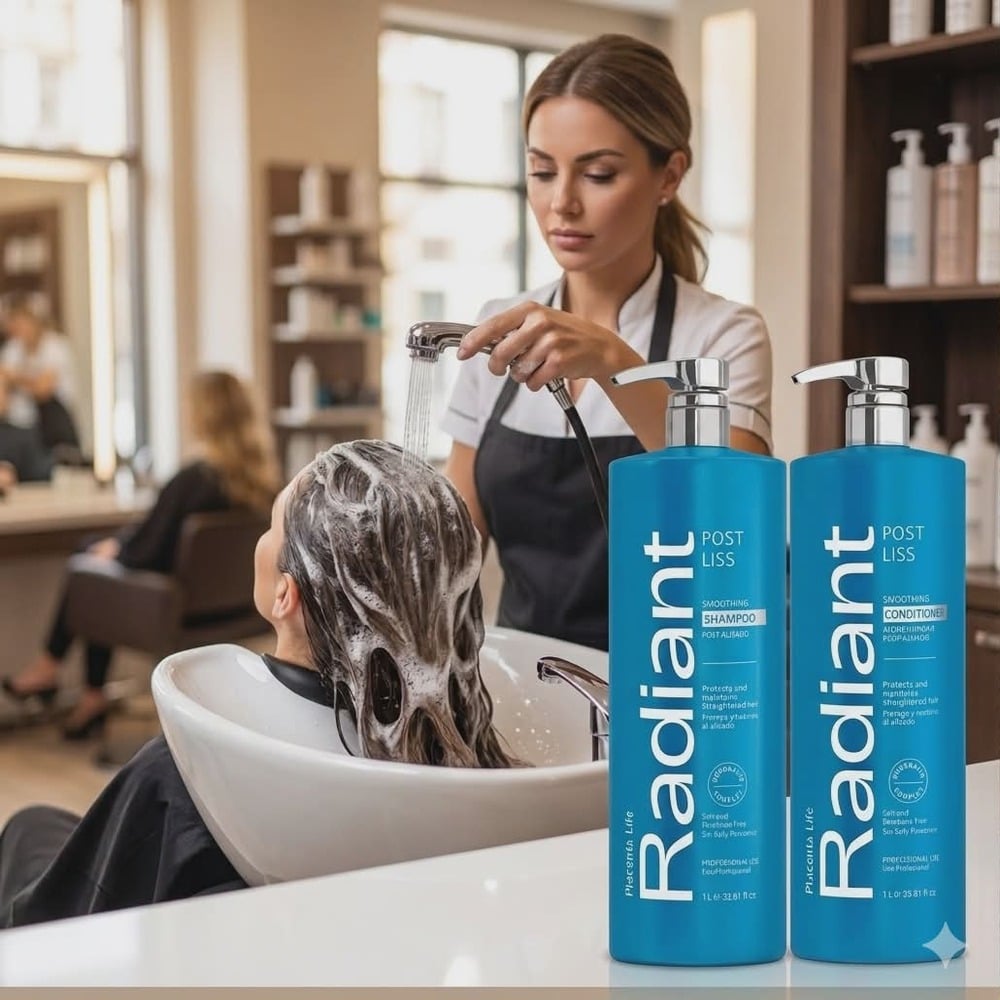 SHAMPOO RADIANT POST LISS + ACONDICIONADOR 1LT - 3