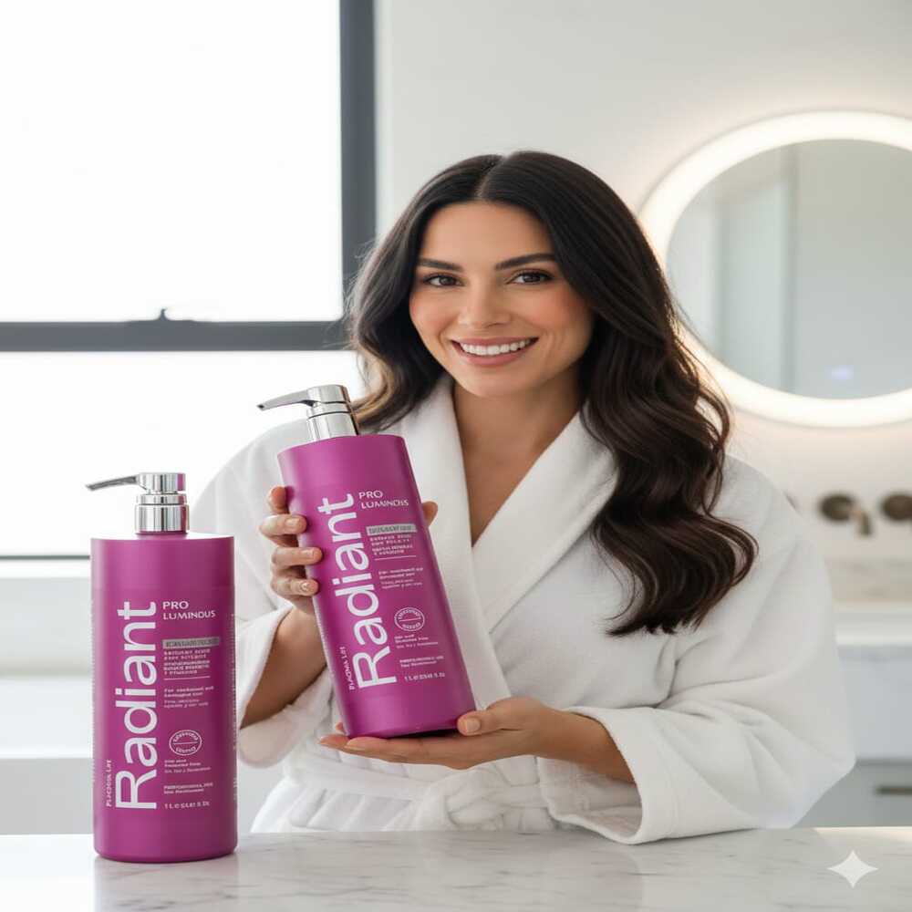 RADIANT PRO LUMINOUS SHAMPOO 1 LT + ACONDICIONADOR - 2