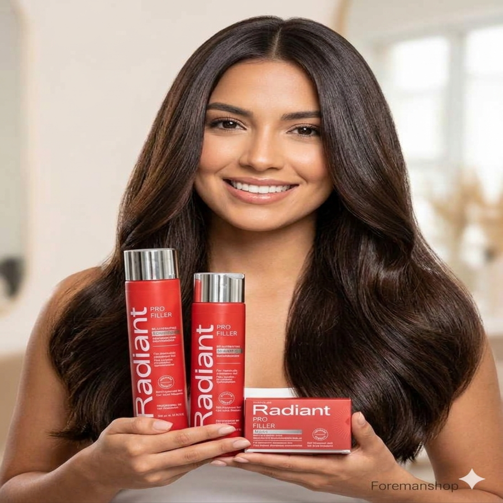 KIT RADIANT PRO FILLER SHAMPOO 300ML + ACONDICIONADOR + MASCARILLA 350GR - 2
