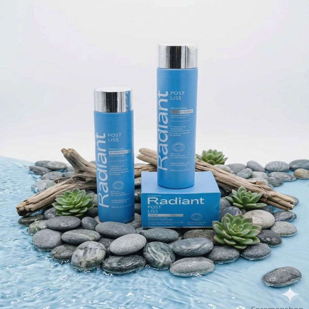 KIT RADIANT POST LISS SHAMPOO 300ML + ACONDICIONADOR + MASCARILLA 350GR - 3