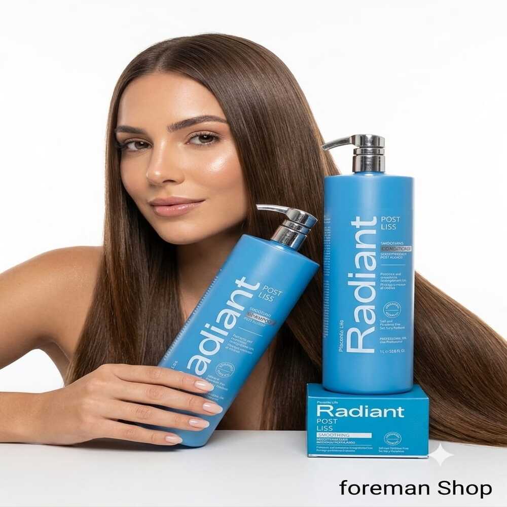 RADIANT POST LISS TRÍO PROFESIONAL: CHAMPÚ, ACONDICIONADOR (1L) Y MASCARILLA - 2