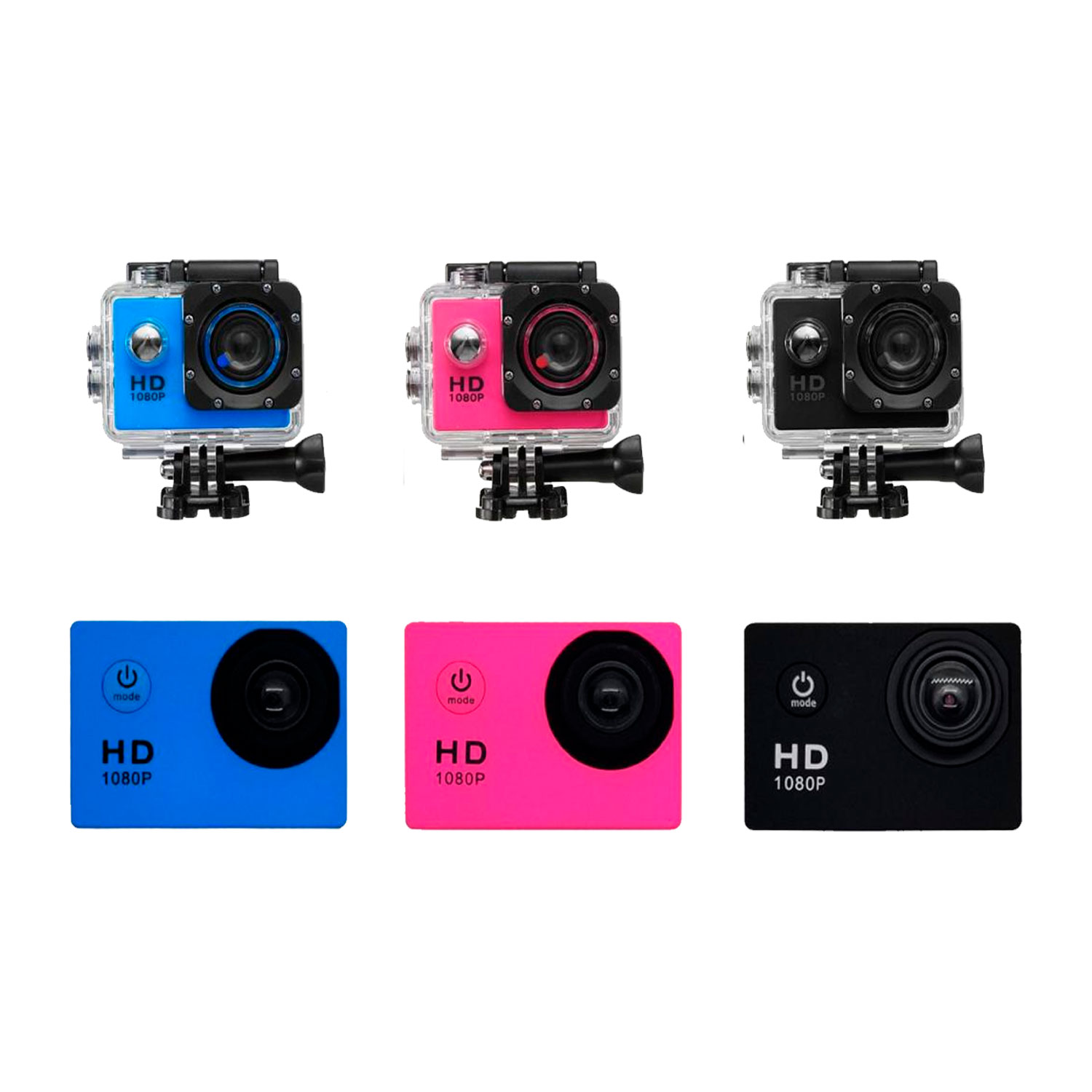 CÁMARA DEPORTIVA ACUÁTICA BAIHUO MY-7142 TIPO GOPRO 4K ULTRA HD - 5