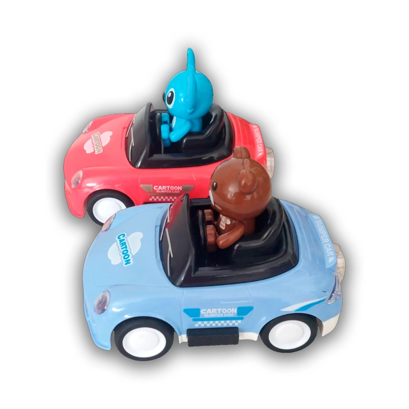 JUGUETE SET DE CARROS CHOCONES STITCH Y OSO CON CONTROL REMOTO - 3