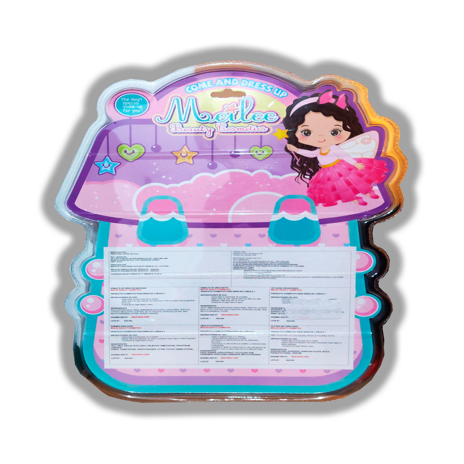 SET DE MAQUILLAJE Y UÑAS PARA NIÑAS MEILEE - 2