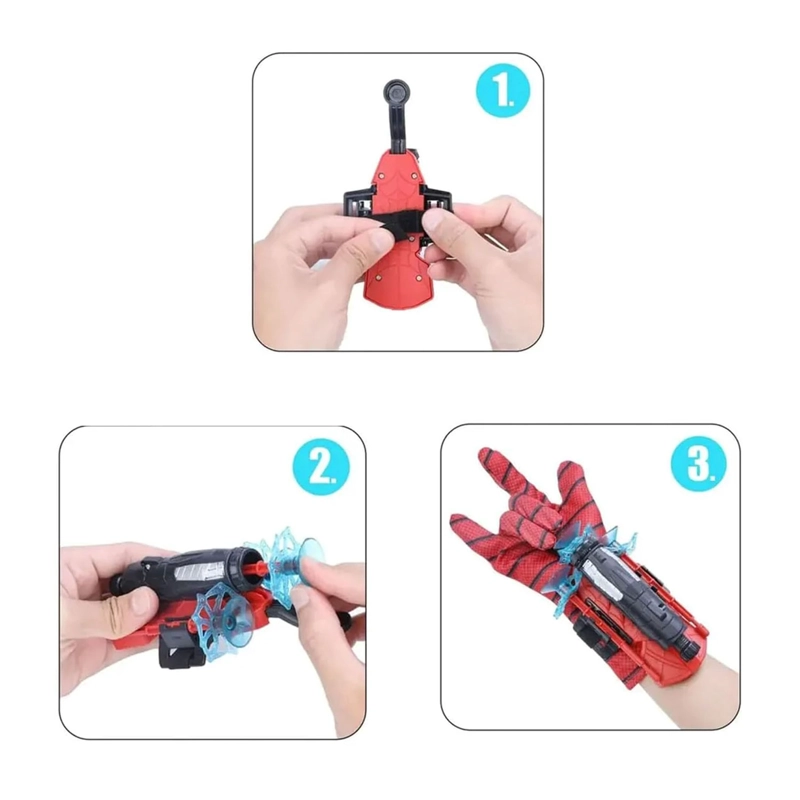 JUGUETE PACK AVENGERS GUANTE IRON MAN Y GUANTE SPIDERMAN - 3