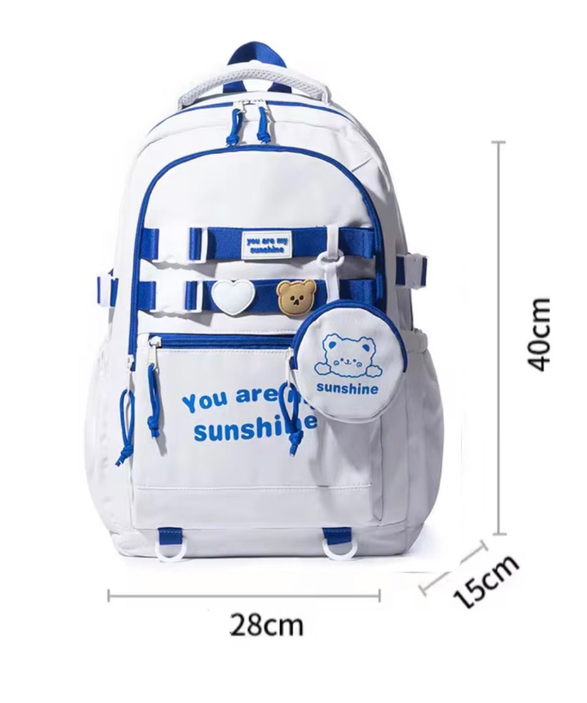 MOCHILA ESCOLAR NIÑAMUJER KAWAII MULTIFUNCIONAL - 2