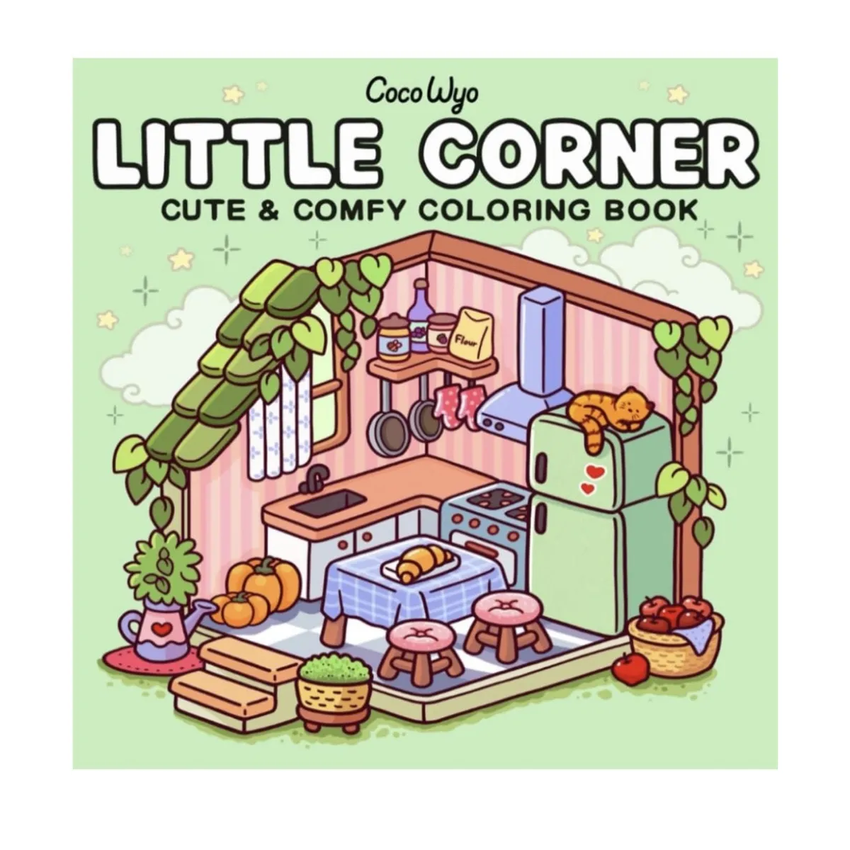 LITTLE CÓRNER - COCOWYO COLORING BOOK- LIBRO PARA COLOREAR EN TENDENCIA - 1