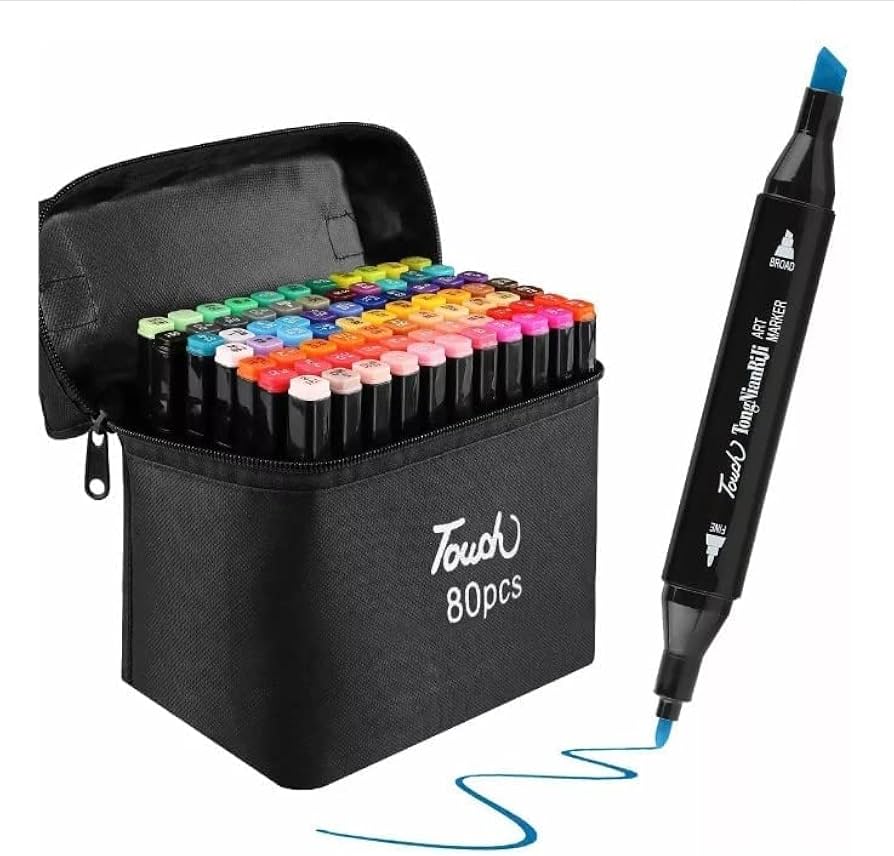 PLUMONES TOUCH DE 80 DOBLE PUNTA + LIBRO PARA COLOREAR
COCOWYO GLOW COSMETICS - 3