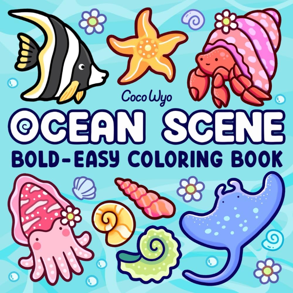 PLUMONES TOUCH DE 80 DOBLE PUNTA + LIBRO PARA COLOREAR
COCOWYO OCEAN SCENE - 3