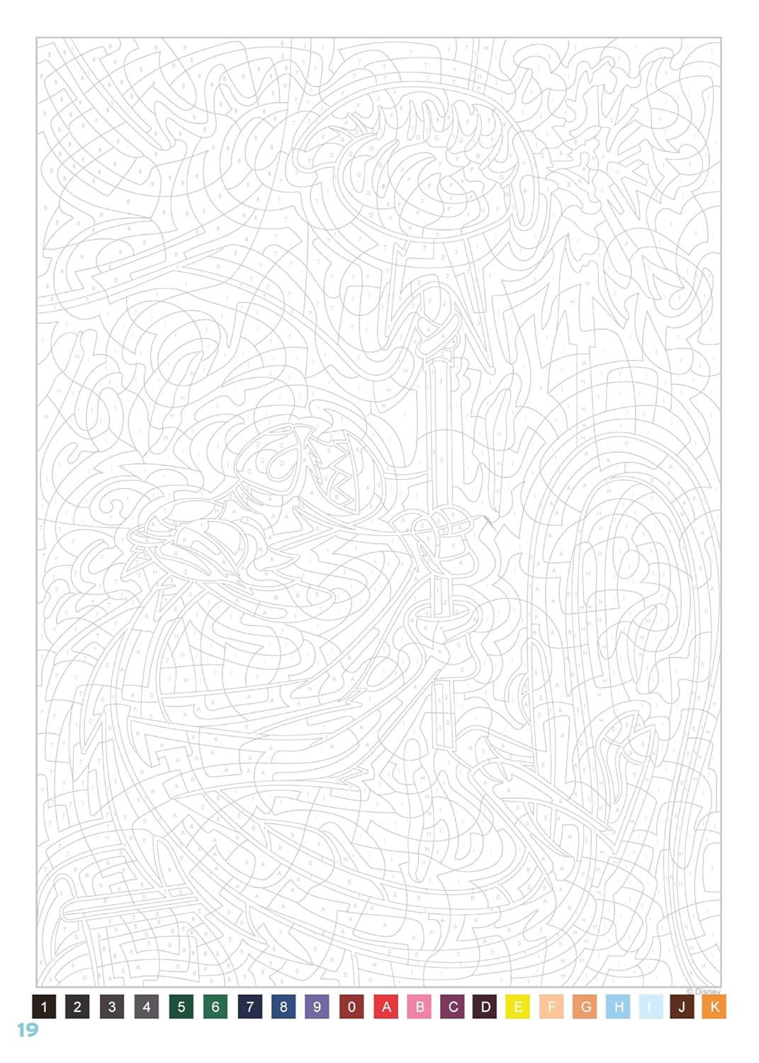 PLUMONES ACRÍLICOS X 36 + LIBRO DISNEY PARA COLOREAR POR NÚMEROS / 36 COLORES + LIBRO DISNEY - 5