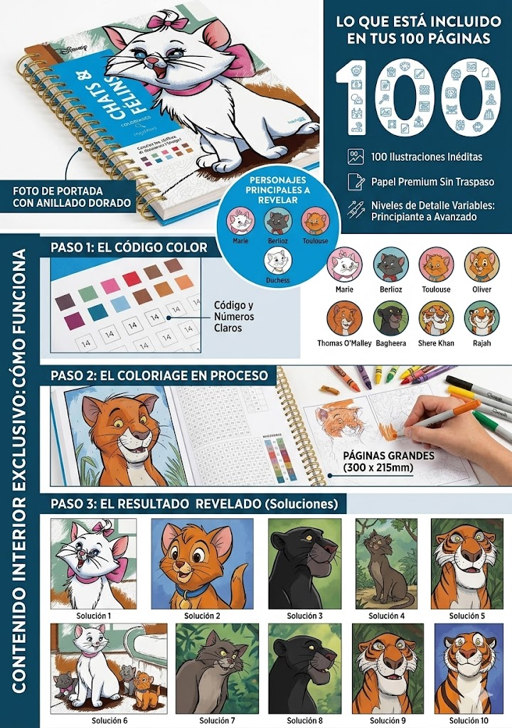 PLUMONES ACRÍLICOS X 60+ LIBRO DISNEY PARA COLOREAR POR NÚMEROS /  60 COLORES + LIBRO DISNEY - 5