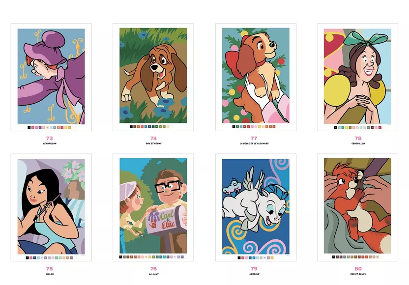 PLUMONES ACRÍLICOS X 60+ LIBRO DISNEY PARA COLOREAR POR NÚMEROS /  60 COLORES + LIBRO DISNEY - 5