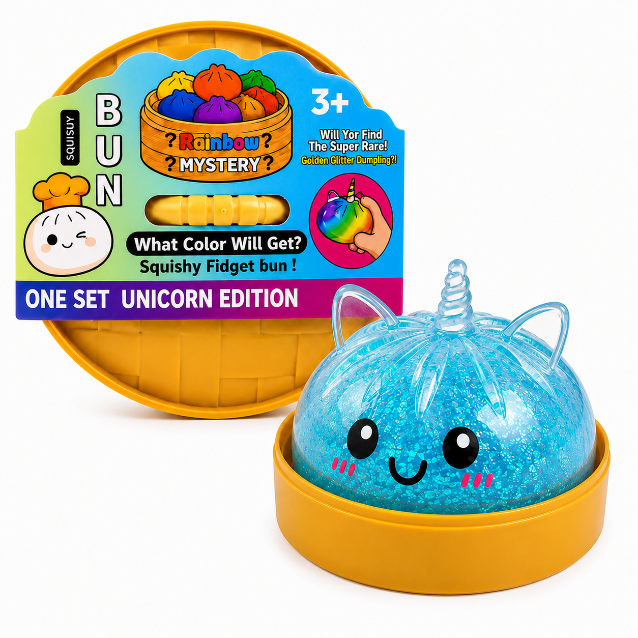SQUISHY DUMPLING UNICORNIO SORPRESA MISTERY DUMPLING GRANDE - 1