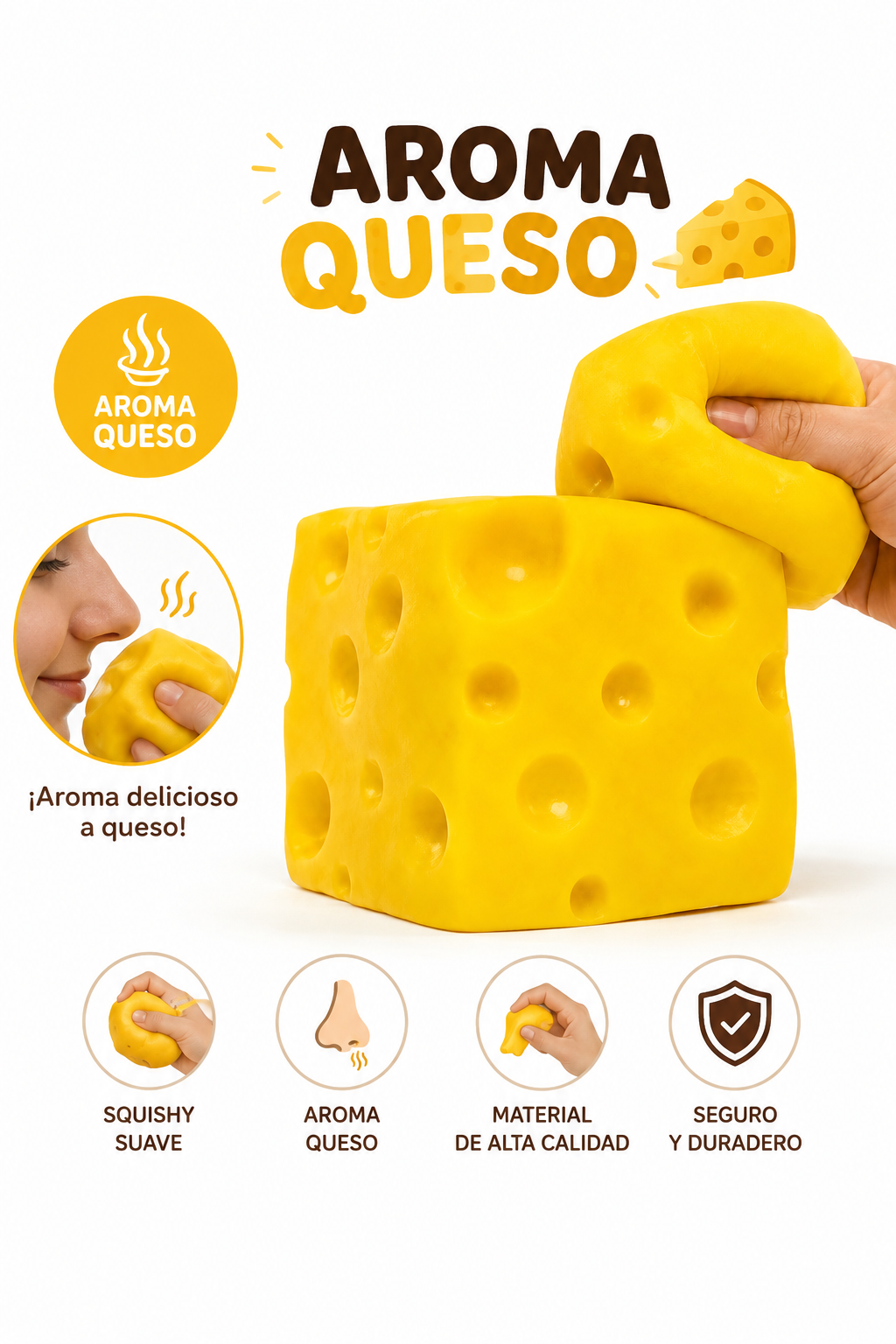 SQUISHY DUMPLING MISTERIOSO Y QUESO VERSION GRANDE PACK DE 2 - 3