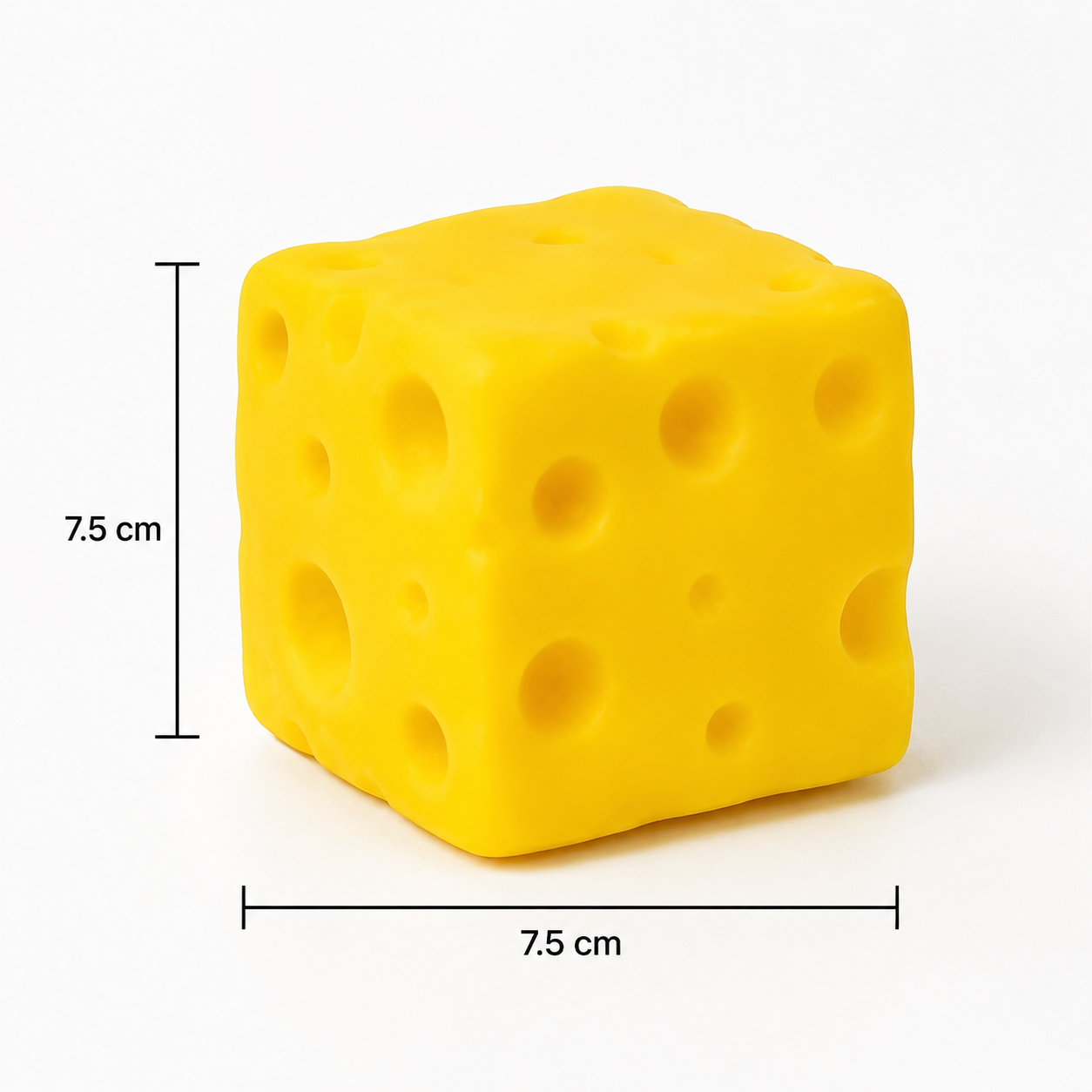 SQUISHY DE QUESO GRANDE CON RELLENO DE ESPUMA ANTIESTRÉS SENSORIAL - 2