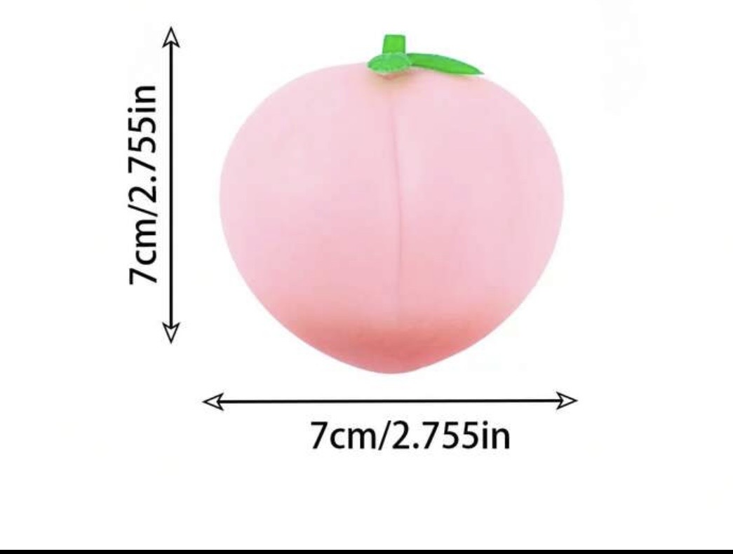 PACK 3 SQUISHY ANTIESTRES FRUTAS MANGO DURAZNO Y PITAHAYA - 2