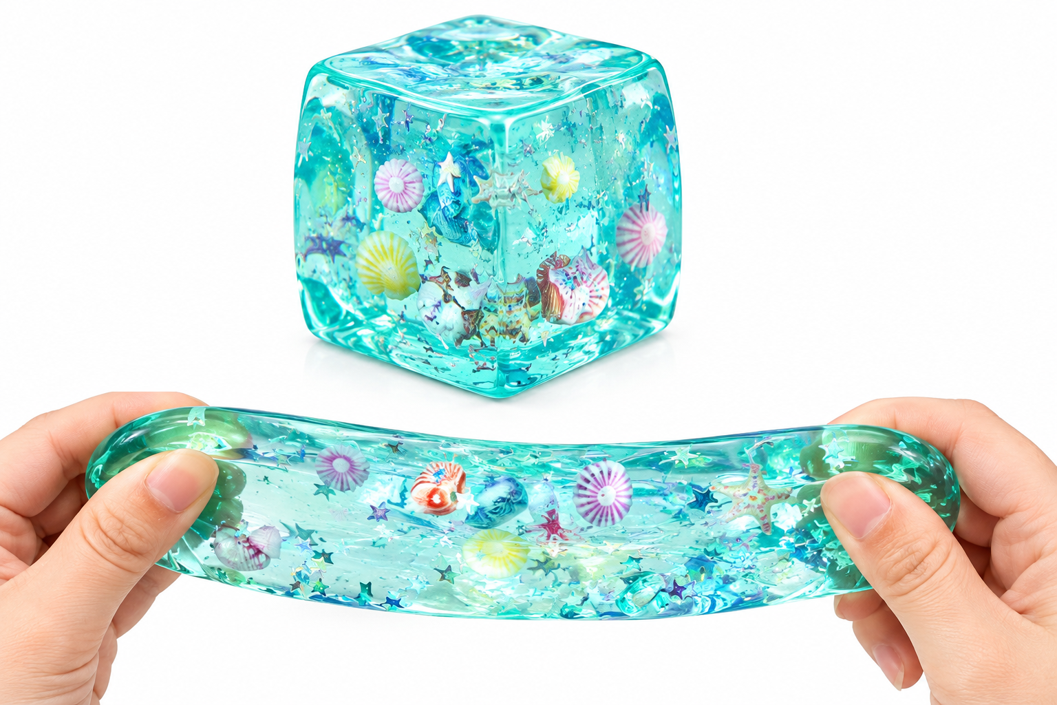 SQUISHY FUN BOX CAJA SORPRESA SENSORIAL CON 8 SQUISHIES ANTIESTRES DE DIFERENTES DISEÑOS - 3